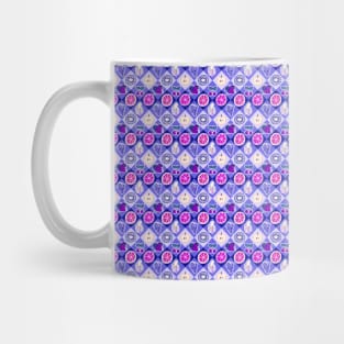 Purple Fruit Diamond Pattern Mug